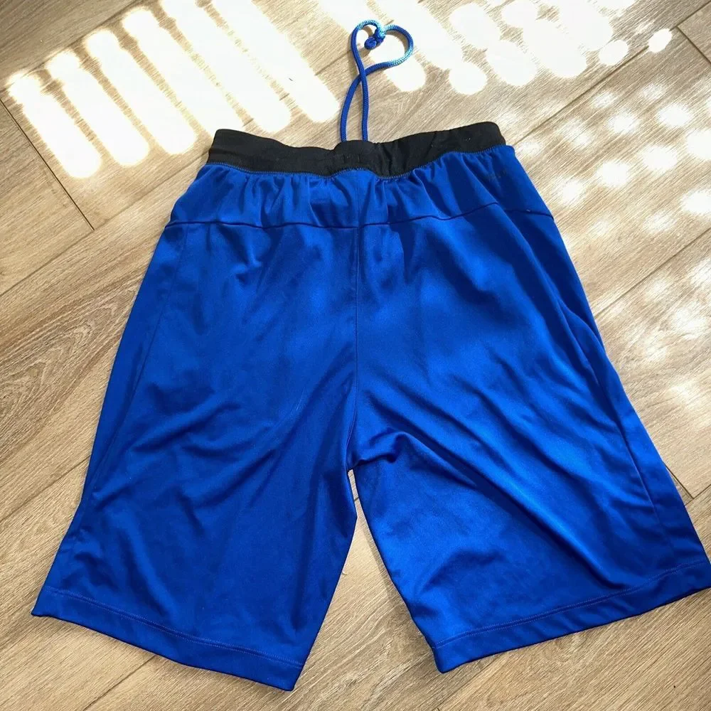 Adidas‎ Kids Climalite Soccer Shorts Royal Blue Size Small